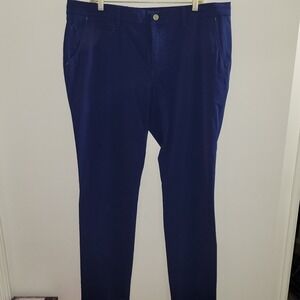 Alberto Golf Rookie Regular Slim Fit Pants Men's Size 40x34 Blue Oeko Tex 3XDRY